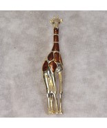 Giraffe Brooch Pin Enamel  2-1/4&quot; Tall - €9,31 EUR
