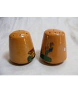 Vintage Handmade Glazed Pottery S&amp;P Shakers Made in Mexico 13-c - €21,22 EUR