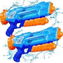 Super Water Guns For Kids Adults - 2 Pack Super Water Blaster Soaker Squ... - £33.96 GBP