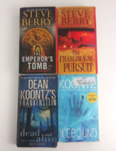 Lot Of 4 Paperback Novel By Steve Berry &amp; Dean Koontz - £10.49 GBP