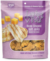 Loving Pets Chicken &amp; Cheddar Soft Jerky Dog Treats - $7.95