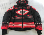 RLX Ralph Lauren Coat Mens Extra Large Black Red White Tribal Aztec Sout... - $747.69