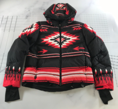 RLX Ralph Lauren Coat Mens Extra Large Black Red White Tribal Aztec Sout... - $747.69