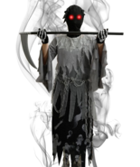 Kids Grim Reaper Costume Halloween Costumes for Boys Reaper Costume with... - $27.17 CAD