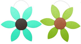 LARGE AMISH POLY FLOWER - 4 Season Big &amp; Bright 20&quot; Hanging Decor - $54.97+