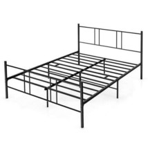 Full/Queen Size Platform Bed Frame with High Headboard-Full Size - Color... - $178.45