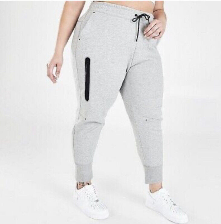 Primary image for Nike Sportswear Tech Fleece Pants Grey Women’s Plus Size 1X DA2043-063 Brand New