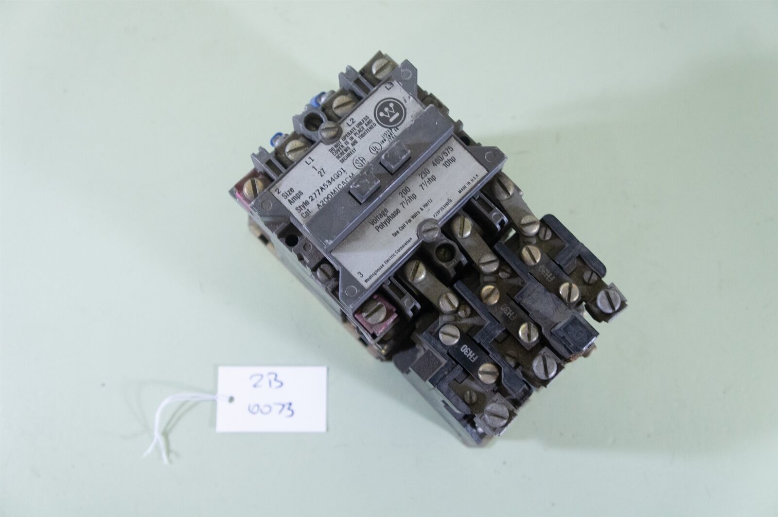 Westinghouse A200M1CACM Contactor 110/120V Coil + AN13AB + FH30 Heaters ... - $23.69