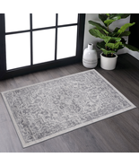 NAAR MARFI Rugs: 2x3 Silver Oriental Area Rug - $818.50 MXN
