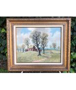 THERESA BERNSTEIN Original 1960s LANDSCAPE REALIST OIL CANVAS MID CENTUR... - $5,643.00