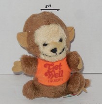 Vintage 1978 R Dakin Monkey Get Well (quick!) 5” Plush Toy Doll - £25.49 GBP