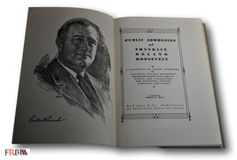 Rare  1935 *FIRST* Public Addresses of Franklin Delano Roosevelt - £77.87 GBP