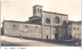Postcard Italy Assisi St. Peter - £39.17 GBP