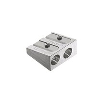 Faber-Castell 185710Double Pencil Sharpener Metal for Colour and Chalk P... - $11.00