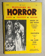 Magazine Of Horror #21 Digest Magazine Robert E Howard King Kull 1968 - £19.32 GBP