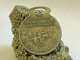 The Paul Revere Life Insurance Co. Health Accident Life Dog Tag Badge Medal - $29.95