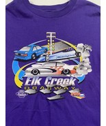 Dragster Hot Rod T Shirt Elk Creek Dragway Graphic 2002 Adult XL - £8.66 GBP