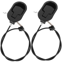 Recliner Pull Cable Replacement Set Of 2, Universal Black Sofa Couch Recliner Re - £23.46 GBP