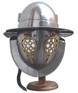 Roman Gladiator Helmet Heavy Duty 14 Gauge - £117.78 GBP