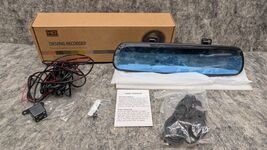 Rearview Mirror Dash Cam 1080P HD DVR Dual Camera Car Front Rear Video R... - $11.99