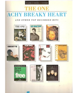 The One Achy Breaky Heart and Other Top Recorded Hits Piano Vocal Guitar - $7.99