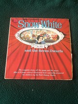 Vintage Disneyland Records Snow White and the Seven Dwarfs Vinyl Untested - £11.05 GBP