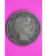 1900 P Barber Liberty Dime Scarce Semi Key Date Silver Coin Free Shippin... - $33.94 CAD