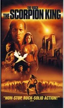 The Scorpion King VHS -&quot; The Rock&quot; Dwayne Johnson Kelly Hu - Incl Godsma... - £1.59 GBP