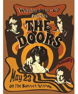 The Doors - Whisky a Go-Go - Vintage-inspired Psychedelic Band Canvas Po... - £11.97 GBP+