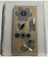 Stampin Up Friendship Blooms Rubber Stamps only Set of 5 - £3.95 GBP