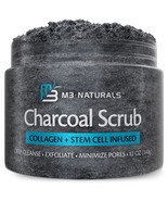 Exfoliating Charcoal Scrub with Collagen Stem Cells Salt Scrub for Body ... - $40.32