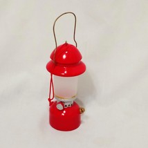 Lantern Red Christmas Ornament  4&quot; Holliday Resin The Original S&#39;mores Midwest - £14.24 GBP