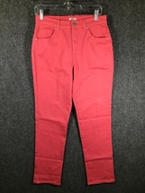 Basic Editions Womens Jeans Size 6 Pink Classic Fit 29&quot; Waist Straight Leg - £7.59 GBP