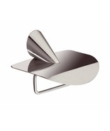 Nova Polished chrome toilet paper holder with lid. - $120.49 CAD