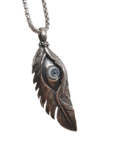 Evil Eye Angel All Seeing Eye Collier Pendentif 22&quot; Chaîne Hex Protectio... - $18.15