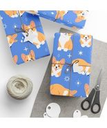 Pet Corgi Dogs Puppies Premium Eco Friendly Decorative Gift Wrapping Paper  - $19.80+