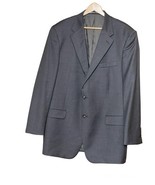 Hickey Freeman Blazer Mens 46L Long Gray Wool Suit Jacket USA Sports Vin... - $680.47 MXN