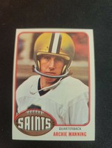 1976 Topps Archie Manning #485 New Orleans Saints - £7.47 GBP