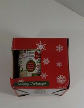 happy holiday mugs all about dogs new in box - $4.95