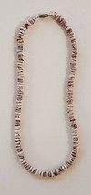 Puka Shell Necklace Lei Purple 17 in x 3/16 in (About 432 x 4.5mm)   - £9.00 GBP