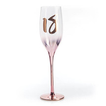 Birthday Blush Champagne Glass - 18th Birthday - £27.30 GBP