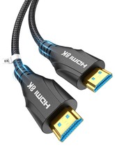 HDMI Cables 15FT Long 8K Ultra High Speed HDMI Cable 48Gbps HDMI Braided... - £31.23 GBP