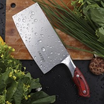 Chinese Kitchen Knife 4Cr13 High Carbon Cleaver Durable Chef Slicing Cho... - £19.90 GBP