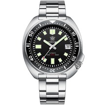 STEELDIVE 1970 200M Diving Watch Automatic Mechanical Men&#39;s Watch NH35 Japan C3  - £185.04 GBP