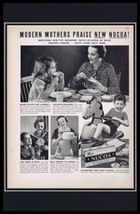 1937 Nucoa Oleomargarine Framed 11x17 ORIGINAL Vintage Advertising Poster - £54.50 GBP