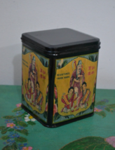 Vintage Big Chinese Tin Tea Container Box - £27.95 GBP