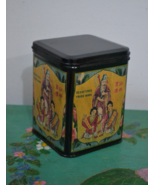 Vintage Big Chinese Tin Tea Container Box - £27.99 GBP