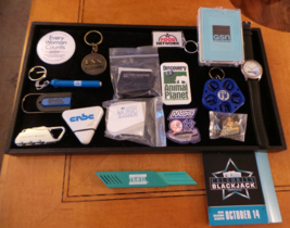 17 Cable TV Promo items; NY1 Watch; CD openers; USA Net; GSN; 1990&#39;s VG+ - $222.09 MXN