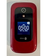 Doro 7050 - DFC-0180 - Burgundy/White (Consumer Cellular) Flip Phone - €33,85 EUR