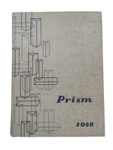 Calvin College 1958 Prism Yearbook Michigan Advertising Historical Educa... - $22.00